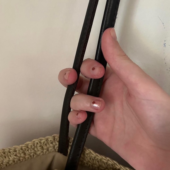 Vintage Eddie Bauer Woven tote - Picture 4 of 6